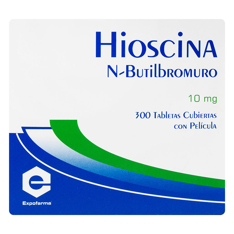 Hioscina N Butil Bromuro Mg Tabletas A Droguer A Galerias