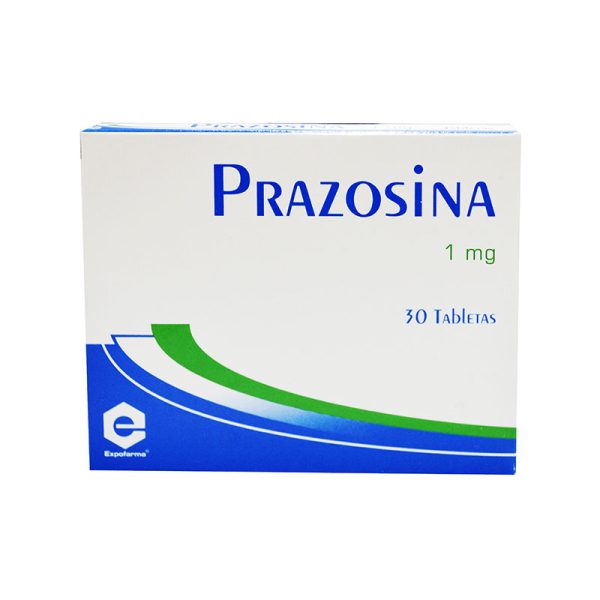 PRAZOSINA 1 MG 30 TABLETAS EX